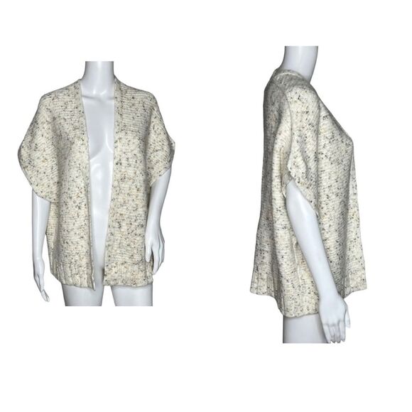 Universal Thread Open Cardigan Shrug Sweater Cream Multicolor Speckled One Size - Picture 10 of 10